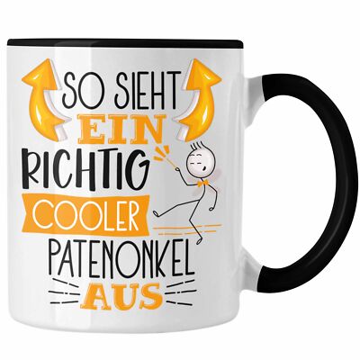 Trendation - Patenonkel Tasse Geschenk So Sieht Ein RIchtig Cooler Patenonkel Au