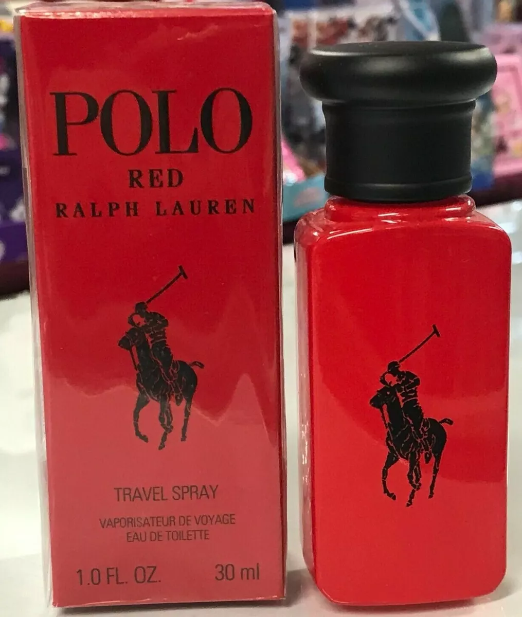 POLO RED Cologne Perfume Ralph Lauren 1.0 Oz 30 ml EDT Spray Men New SEALED  BOX