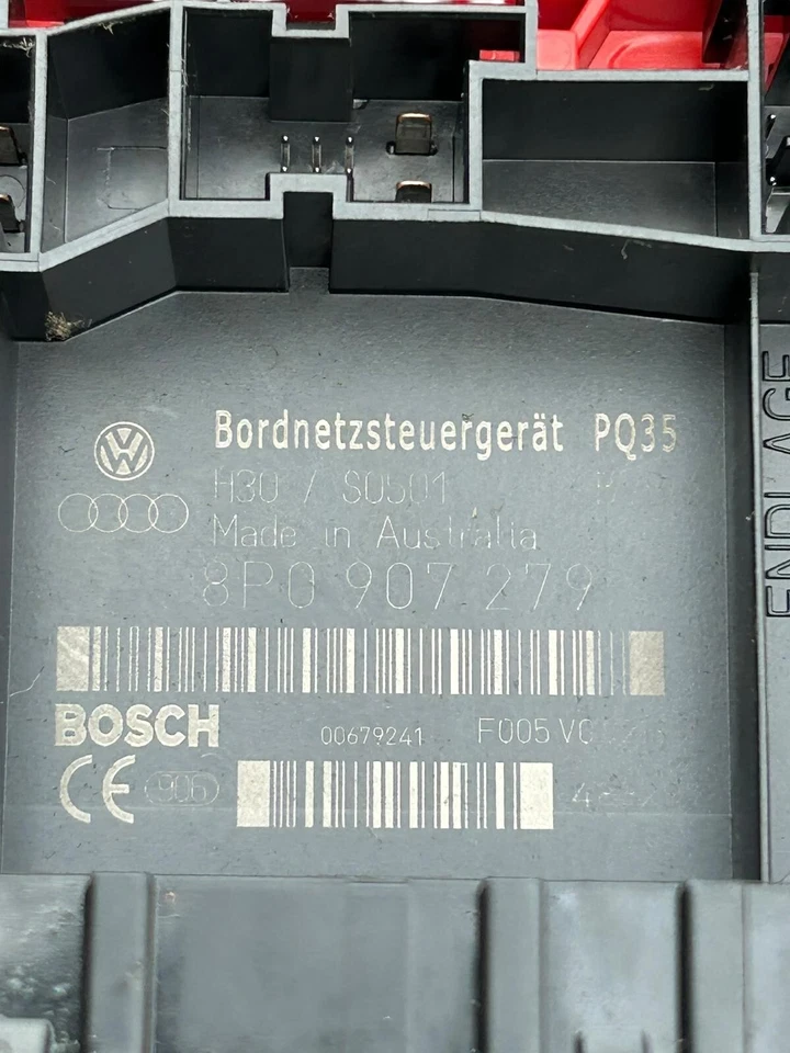 Body computer audi a3 8p 1600 benzina 2003/2010 8P0907279 - Immagine 3 di 4