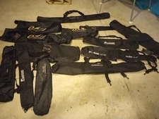 Lot of 16 Camera Equipment Cases Various Sizes Godox Glow Flashpoint LumoPro