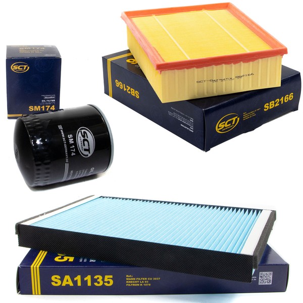 Inspektionspaket Filterset SCT FüR Audi A4 Avant 2.4 3.0 Quattro 8E2 8E5 8H7-image
