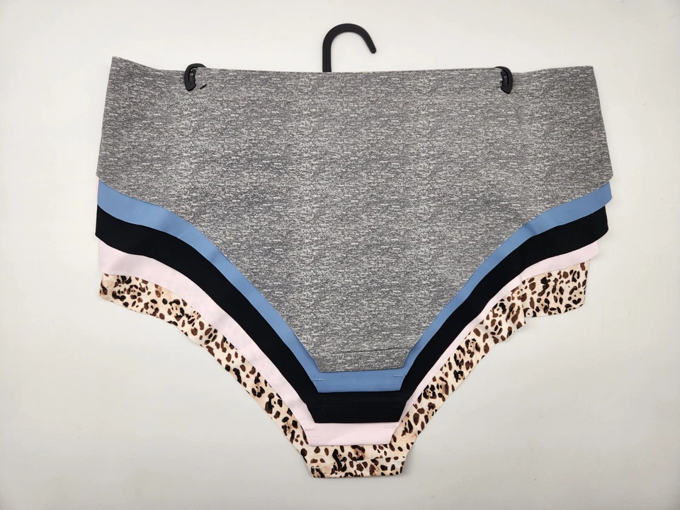 XOXO 5-упаковка женщин XL без линий трусики серый синий черный розовый бежевый гепард печати - Изображение 2 из 4