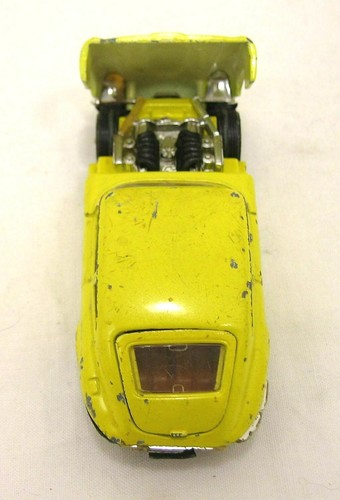 Vintage Corgi V12 Jaguar Diecast Car 1:48 Model Yellow whizzwheeles E Type 2 + 2 - Picture 7 of 12