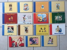 Télécartes Belgacom - héros de BD franco-belges - comme neuf avec pochette