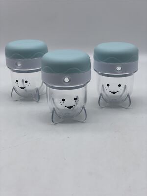 Nutribullet Baby Blender Replacement Cup Screw Top Date Dial Light Blue Set of 3, nutribullet baby - Vimarsana News