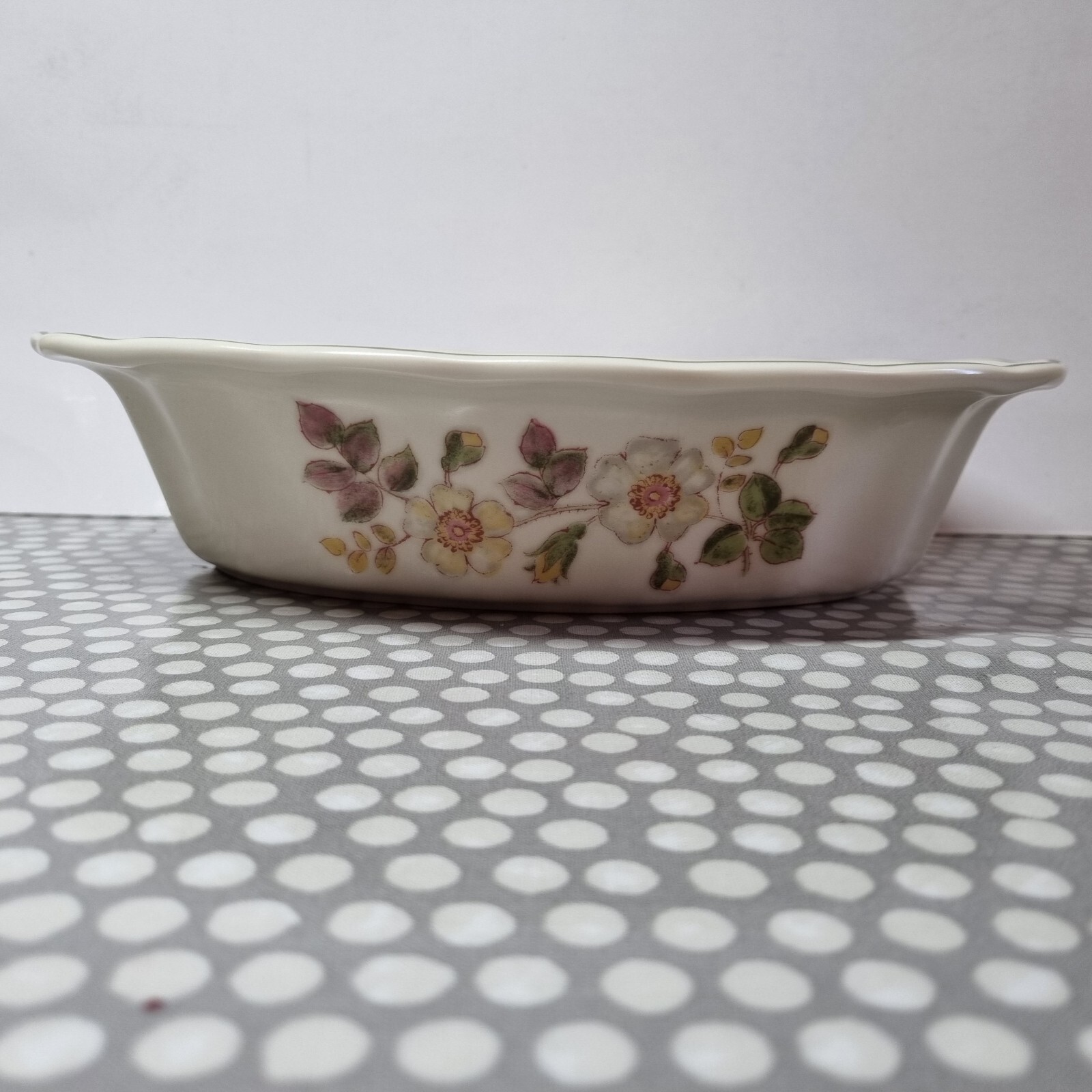 Marks And Spencer "Autumn Leaves" Oven To Table Oval Fluted Pie Dish eBay