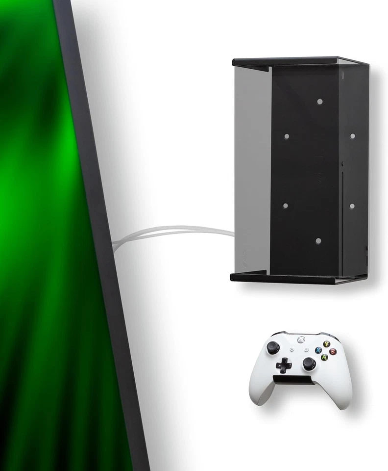 Sleek Wall Mount for Xbox Series X - Durable Steel & Controller Holder Bundle - Image 4 of 4