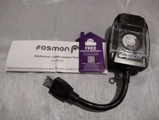 24-Hour Mechanical Outdoor Outlet Timer Weatherproof Good Condition
