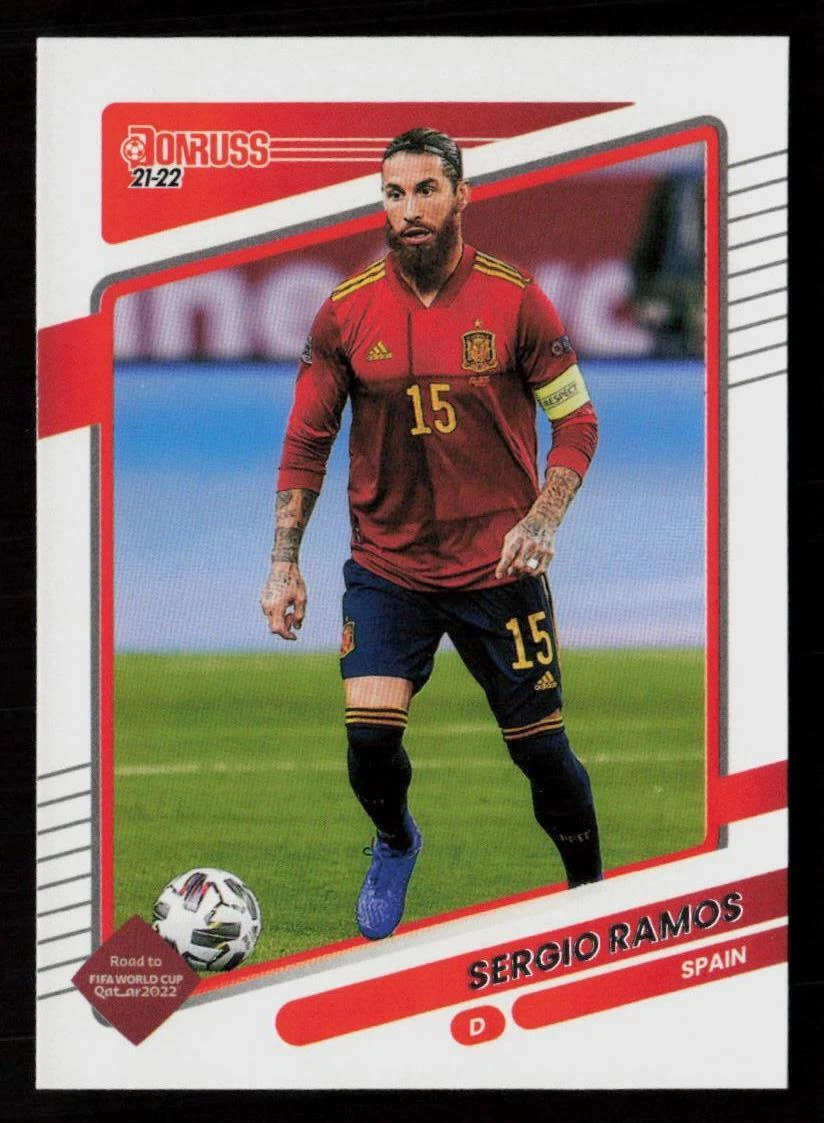 Sergio Ramos trading card