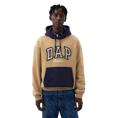 GAP x Dapper Dan DAP Logo Limited Edition Hoodie Sweater Khaki