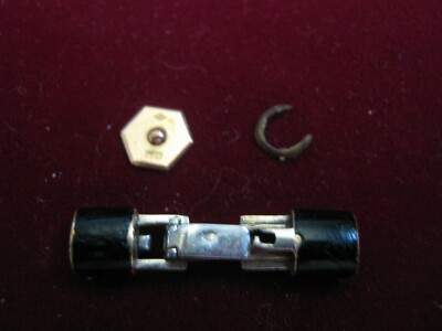 French Eagle 18K Gold Wrist Watch Clasp Buckle & Charles Samson CS BTE Button