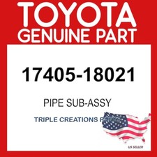Toyota Genuine 1740518021 Pipe Assy Exhaust Tail 17405-18021 OEM