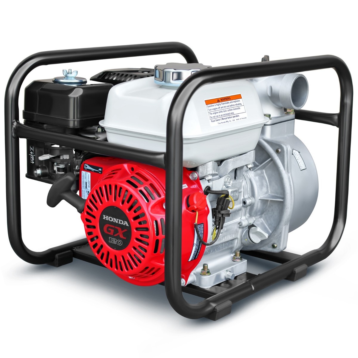 2 Inch Trash Water Pump 164 GPM 3.5HP GX120 powered by Honda