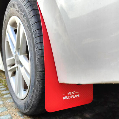 US 4x Red Universal Splash Guards Mud Flaps Mudguards Car Toyota Mazda Nissan US 4x Red Universal Splash Guards Mud Flaps Mudguards Car Toyota Mazda Nissan