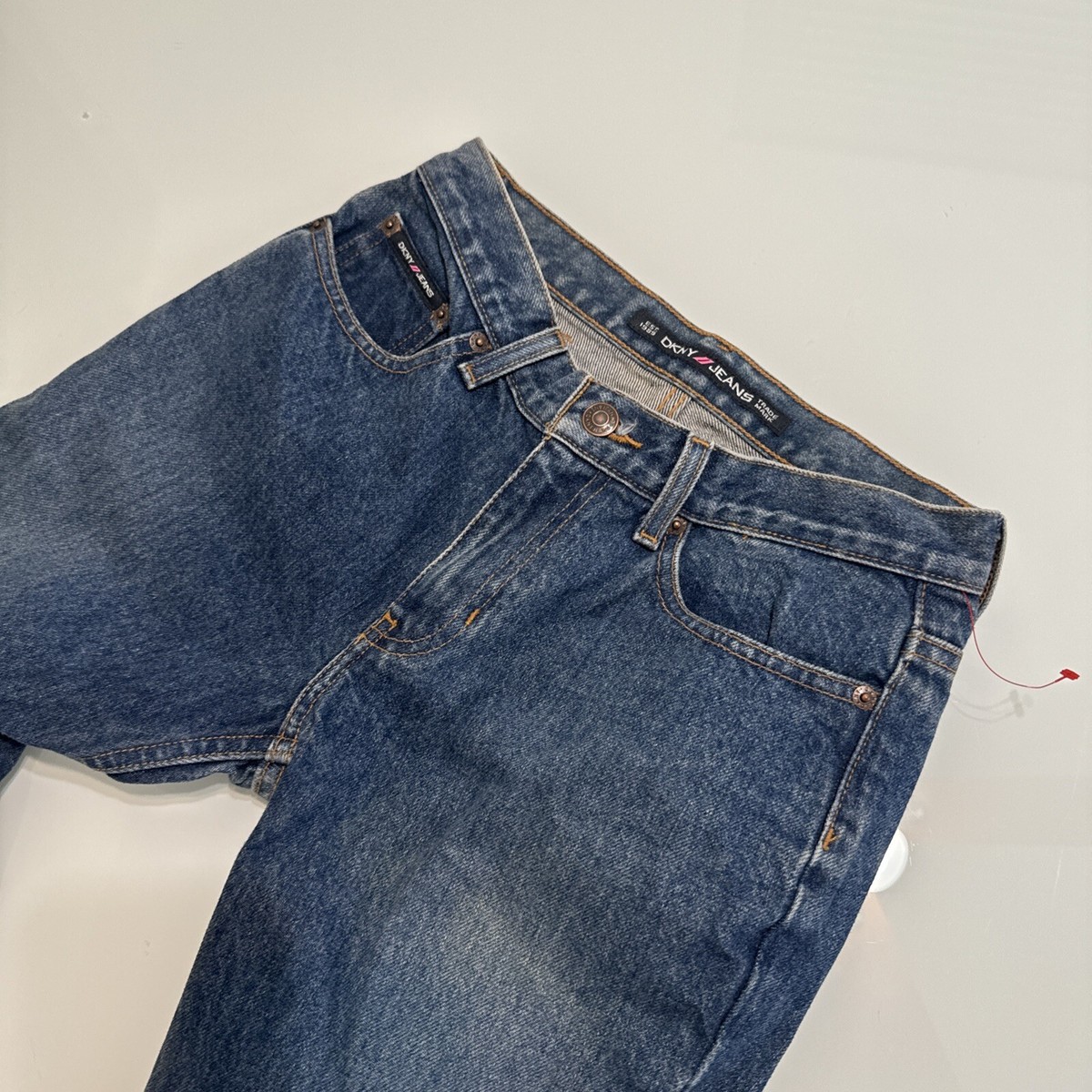 Jean Bootcut DKNY Taille 29 Longueur 29 - Dé Lavé Bleu Foncé - Coton Denim - Occasion Très Bon état