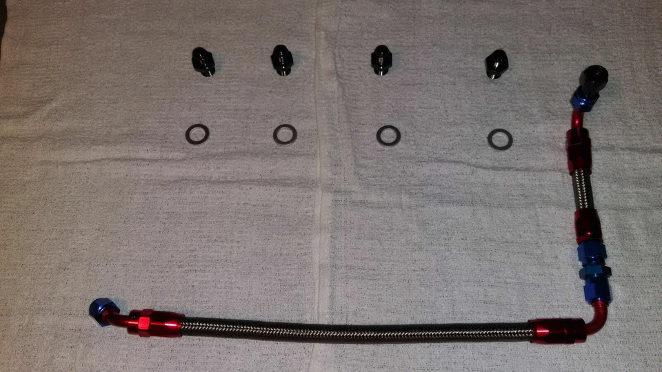 Kit de líneas de enfriador de aceite Ducati personalizadas Monster M600 M750 M900 95-03 W Foto 2 de 4