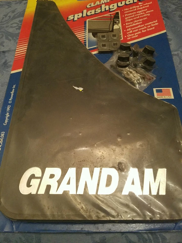 Vintage Powerflow GRAND AM Clamp-On Splashguards New Old Stock Made in USA NOS - Image 3 of 4