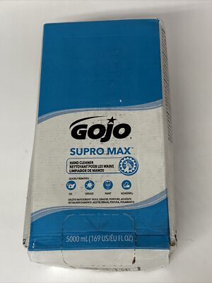 Gojo SUPRO MAX Hand Cleaner Refill, 5000mL, Herbal Scent, 1 Refill 7572 New