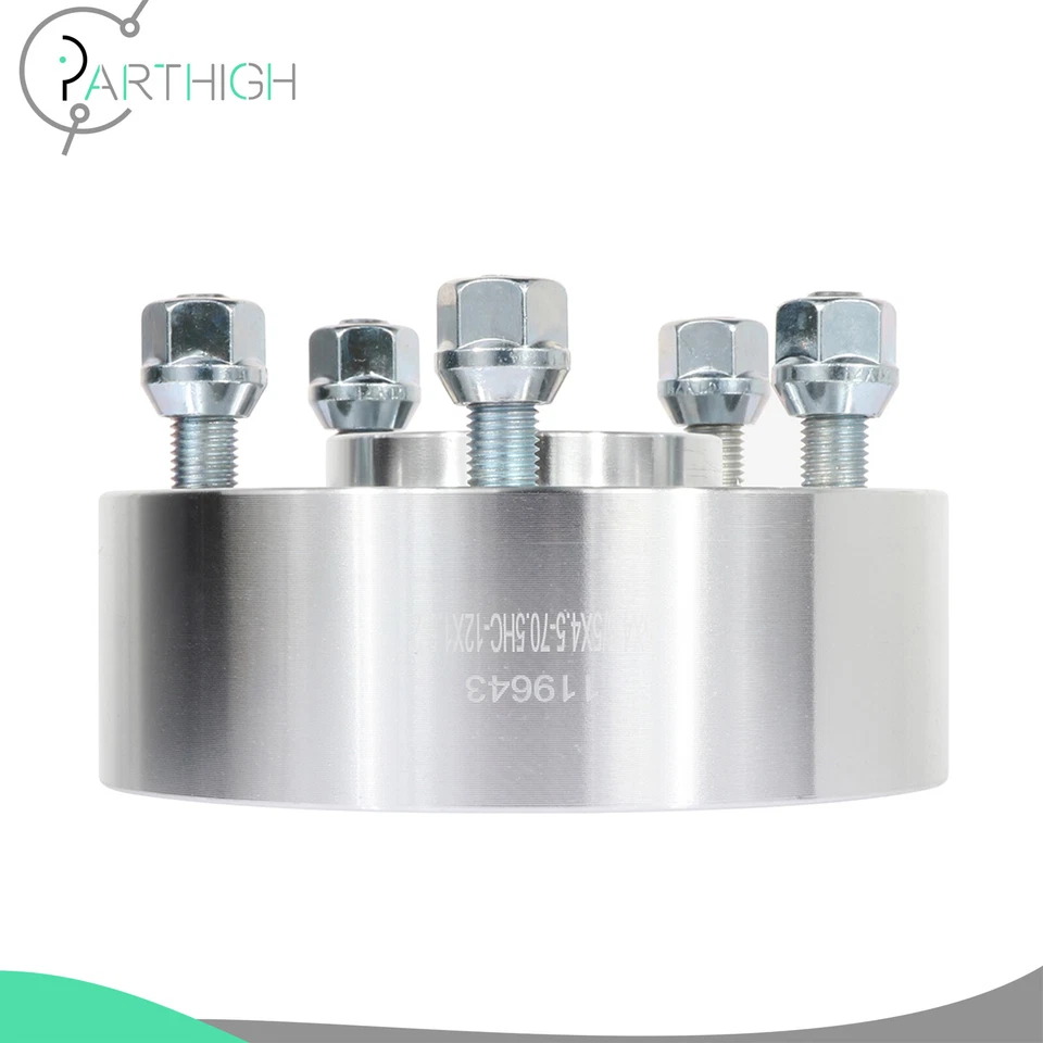 For Ford Crown Victoria Taurus Edge 5x4.5 Hubcentric Wheel Spacers (4) 2" Thick - Image 4 of 4