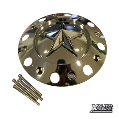 KMC XD Series Rockstar Chrome Center Cap 1000775     ( 2 3/4'' Tall Posts )