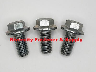 M8-1.25 X 25 Mm Hex Flange Bolts/Non-Serrated/Grade 8.8 / Zinc