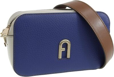 [FURLA] PRIMULA MINI CROSSBODY WB00667BX11951572S PACIFIC×PERLA×COGNAC BLUE 