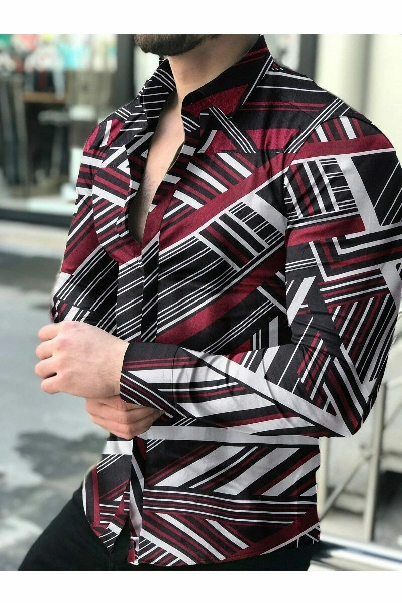 Camisa de hombre Nuevas camisas hawaianas con un solo bot n