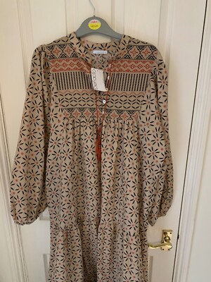 Brand New Defacto Long Printed Dress with Tags - UK 10