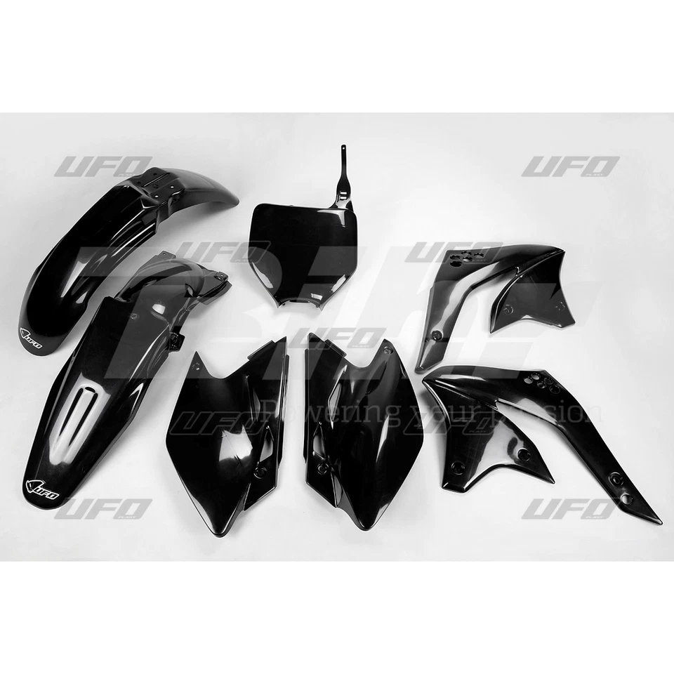 UFO Plast Set Plastique Complet Noir Kawasaki KX 450 F 2007 - Photo 1/1