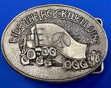 Rockwell International - Ride The Rockwell Line Hippy Vibe Belt Buckle
