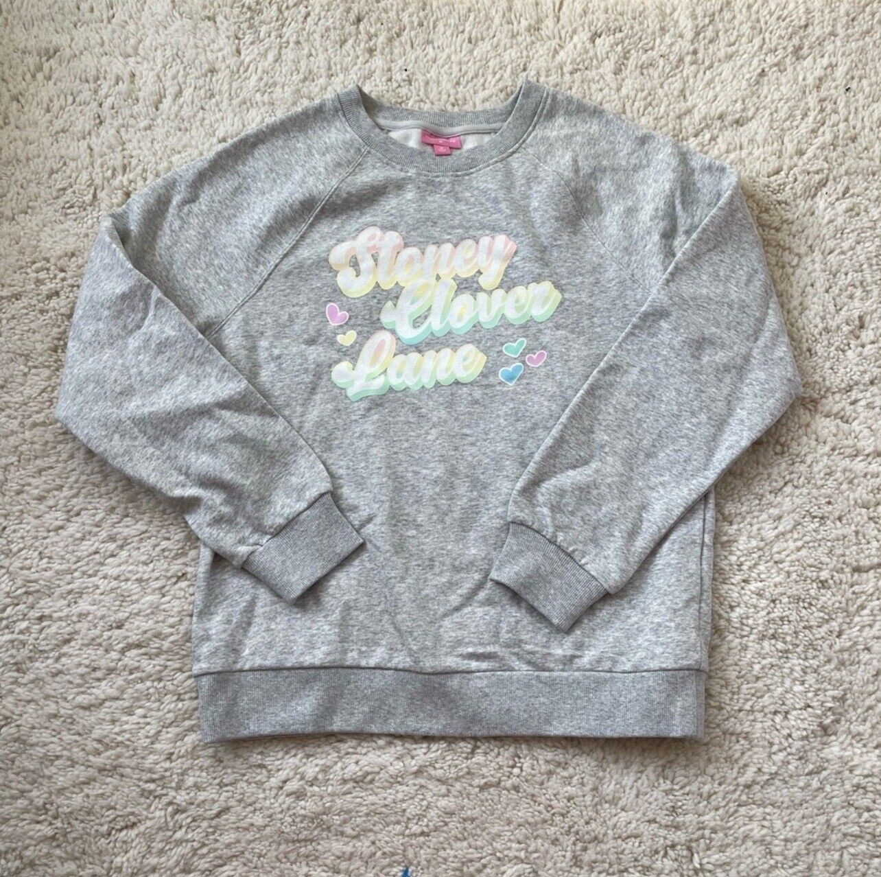 Stoney Clover Lane X Target Sweatshirt Light Gray… - image 1