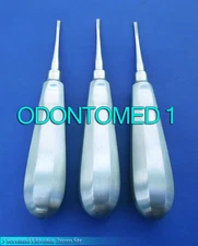 3 Serrated Dental Elevator 2mm Straight Surgical Dental Elevator