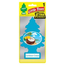 Little Trees Xtra Strength Caribbean Colada Hanging Air Freshener Car