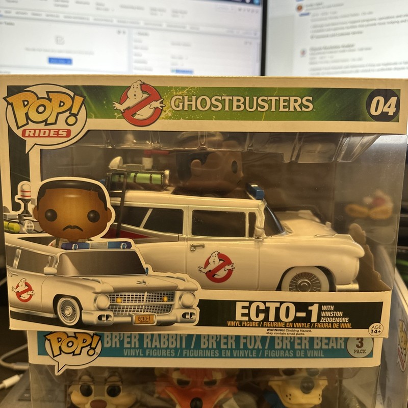 Funko Pop Rides Ecto-1 Ghostbusters W/ Winston Figure #04