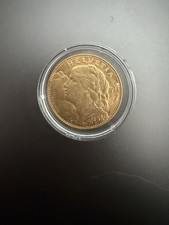 1913 B Switzerland 10 Francs Gold Coin – Swiss Vreneli – Bern Mint – 0.900 Gold
