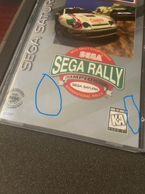 Sega Rally Championship Sega Saturn Complete w/ Manual CIB