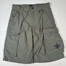 Boy Scouts of America Centennial Shorts Youth Large Cargo Nylon Uniform Scout BS