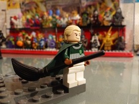 LEGO&reg; Harry Potter Minifigure Figure Hp108 Draco Malfoy Quidditch Outfit 4737
