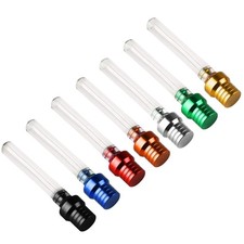 7 pcs Motorcycle Breather Hose Gas Fuel Tank Cap Vent, Fits Pit Dirt Bike Motorc