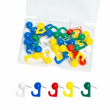 30 pcs Plastic  Metal Cubicle Hooks Fabric Panel Wall Hooks Cubicle Clips Pu...