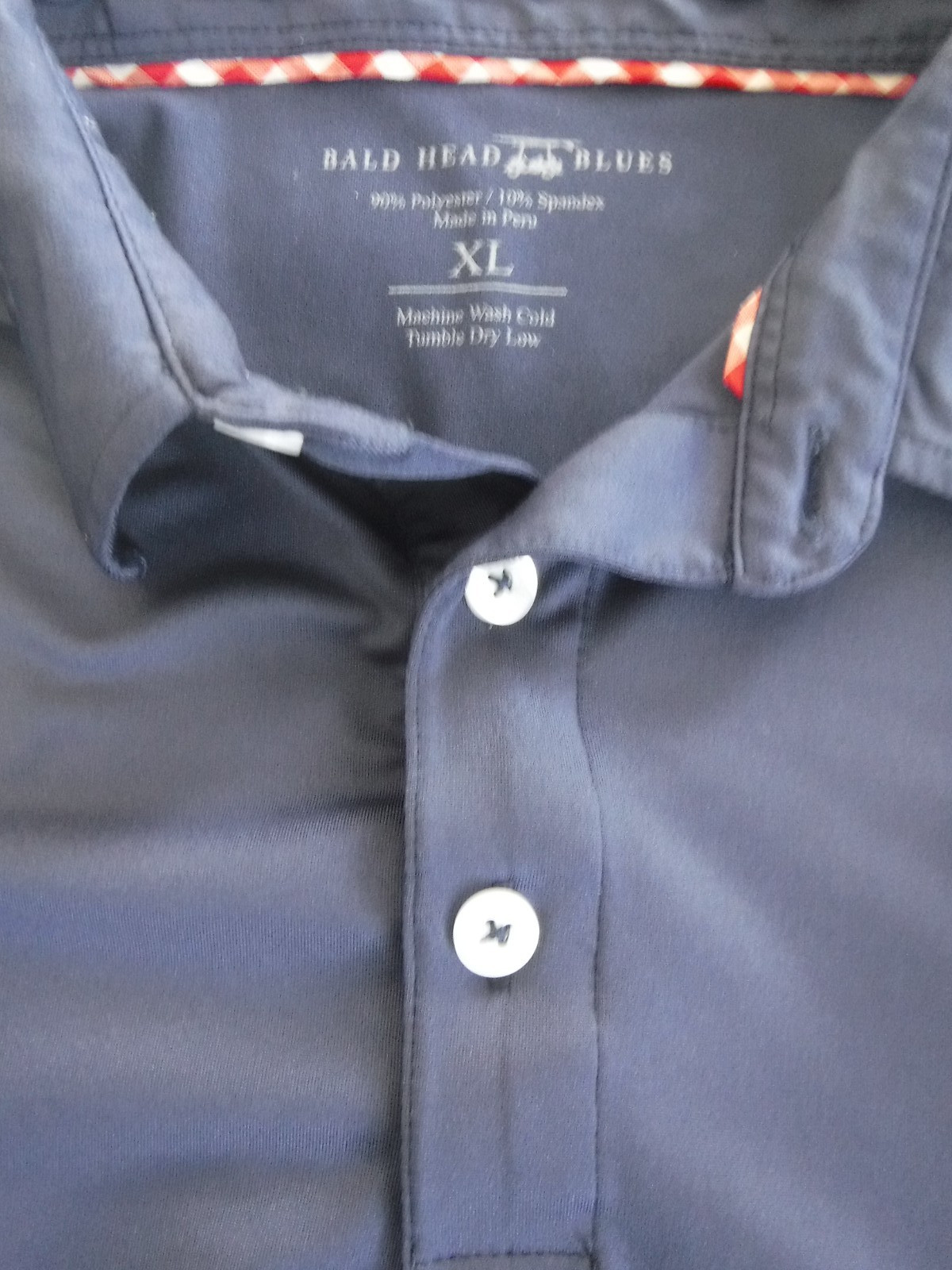 Bald Head Blues Performance Stretch Solid Navy Bl… - image 4