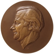 1979 Belgium Prince Albert Bronze Medal Fisch Fonson 70mm 124g