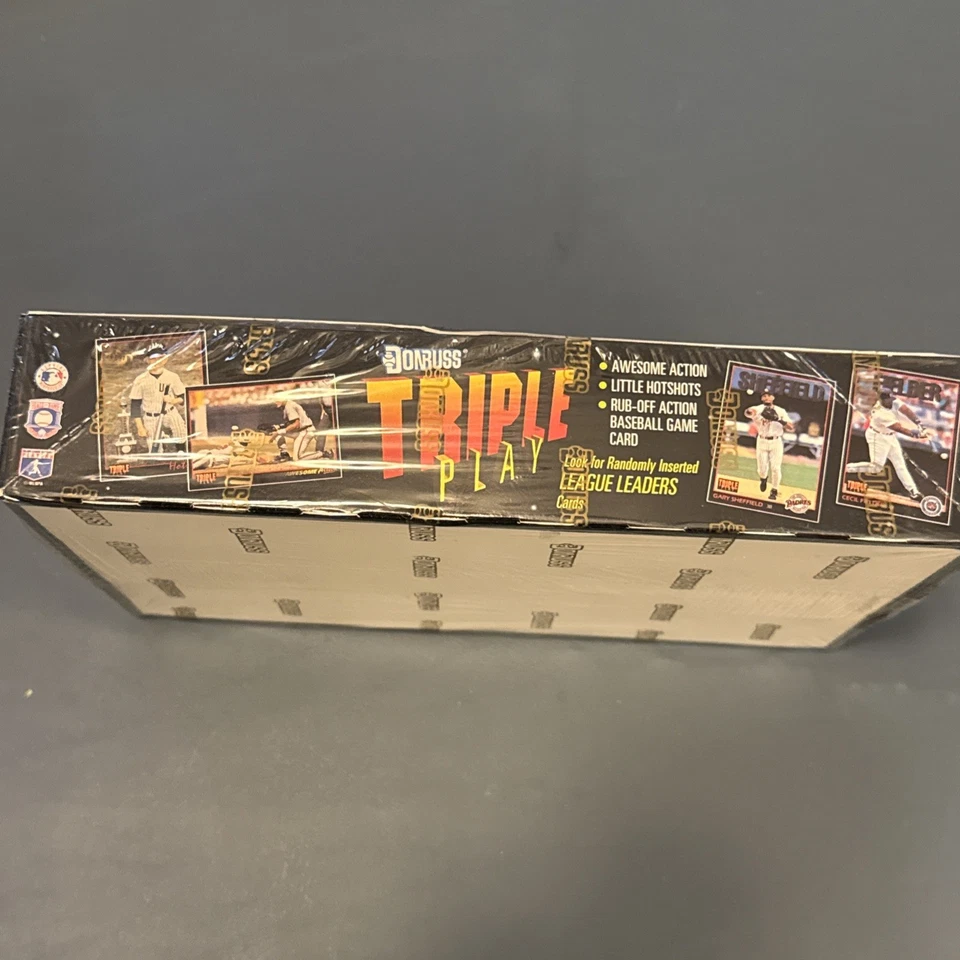 Caja de béisbol Donruss Triple Play 1993 sellada de fábrica Foto 3 de 4