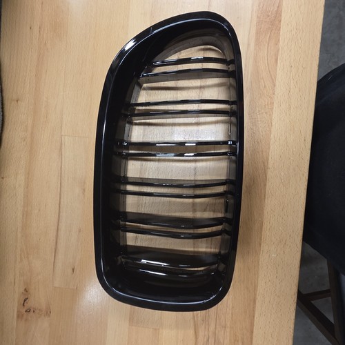 Dbl Slats Gloss Black Kidney Grille BMW 2009-2011 3 Series Right/Passenger Side 