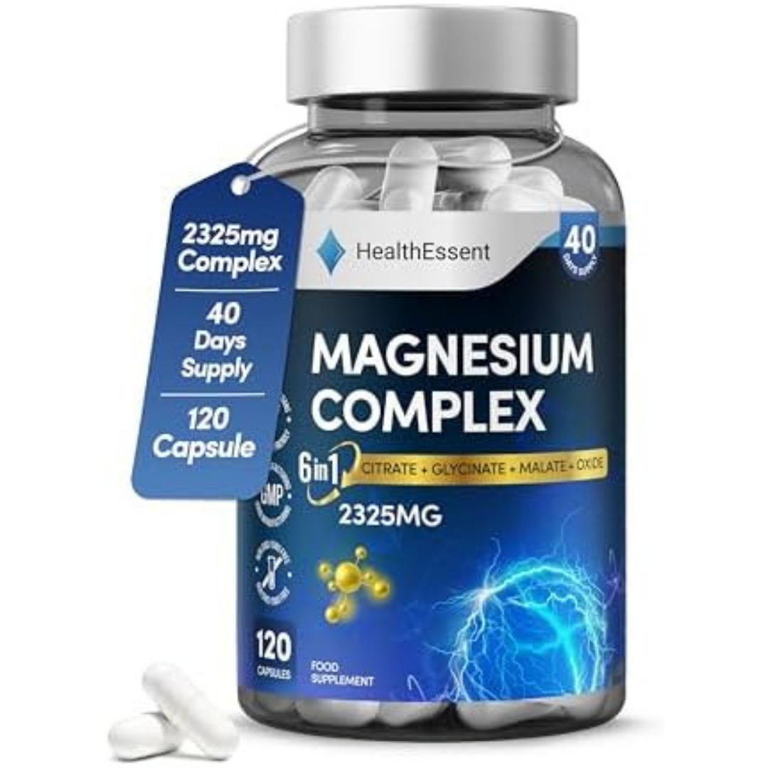 Magnesium 6 in 1 Complex 2325mg with Magnesium Glycinate Citrate Malate Oxide
