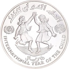 [#1171680] Coin, Yemen Arab Republic, 25 Riyals/Rials, 1983, MS(63), Silver, KM: