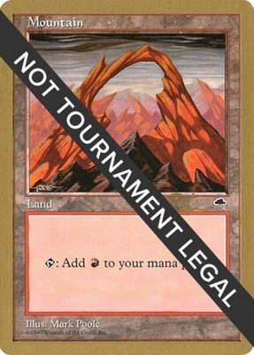 Mountain (Joined) - 1998 Ben Rubin (TMP) - Medium Play MTG