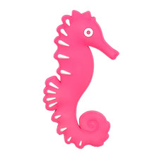 Bag Charm Croc Charm Pink Seahorse Large for Tote Crocs Accessories