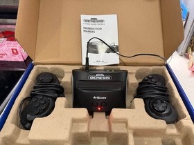 SEGA Genesis Classic Black Game Console with 81 Preloaded Games and Sonic Mortal