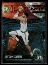 2021-22 Hoops #6 Jayson Tatum Zero Gravity Hyper Red #/99